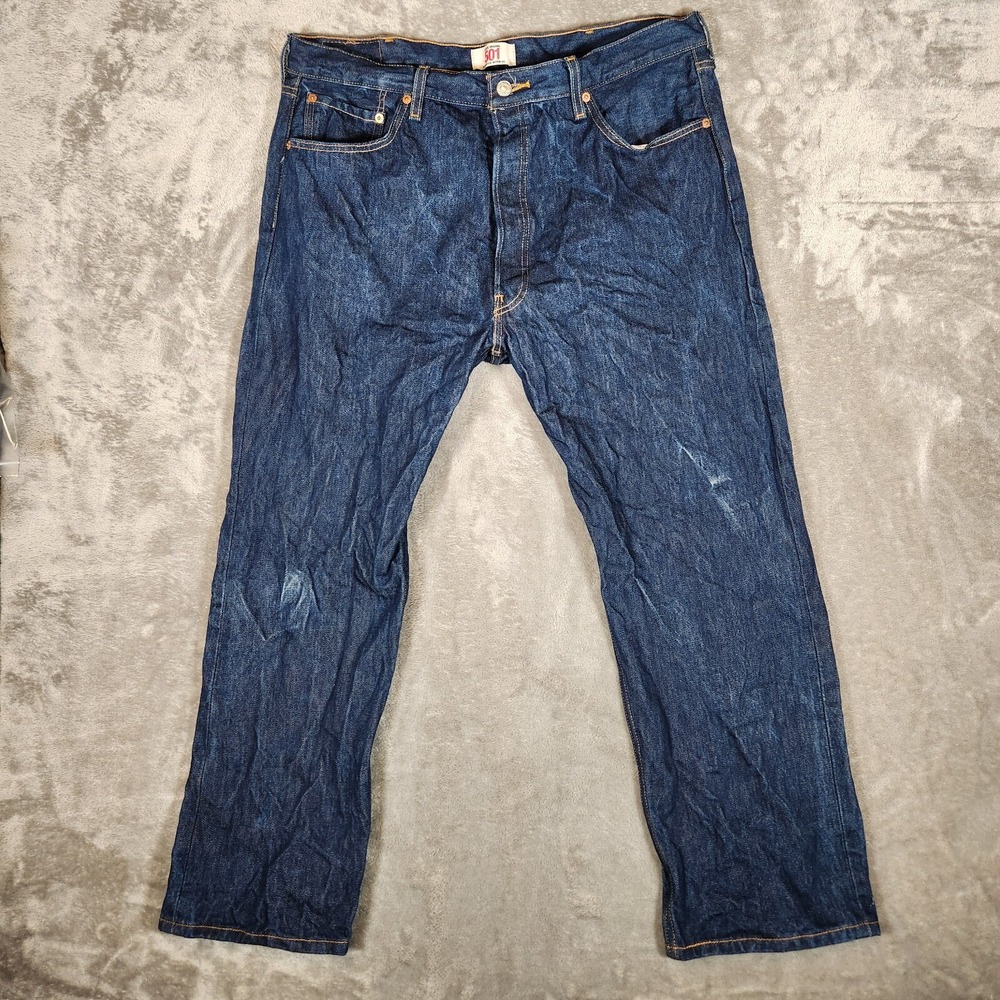 Levi's Men's Straight Jeans Dark Indigo Blue